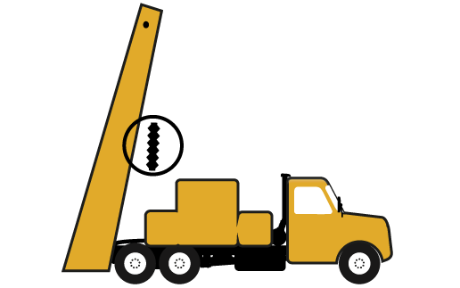 [DACPVC-V-HN] Fuelle Ac Dust Cilindro Deslizamiento Torre Sonda Perforacion Boart Longyear LF160 (NF 1335-8)